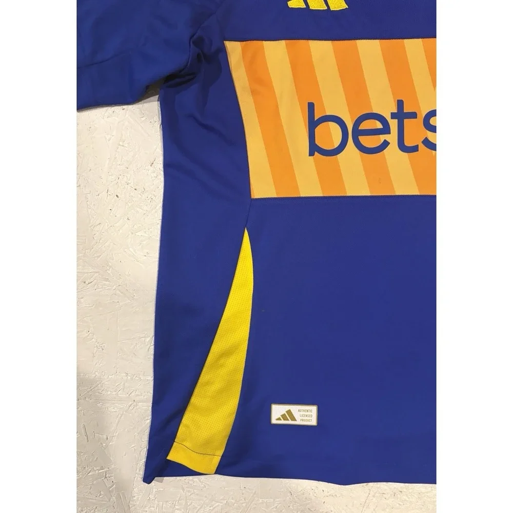 Club Atletico Boca Juniors Adidas 2024 Home Jersey Size Medium Slim Soccer